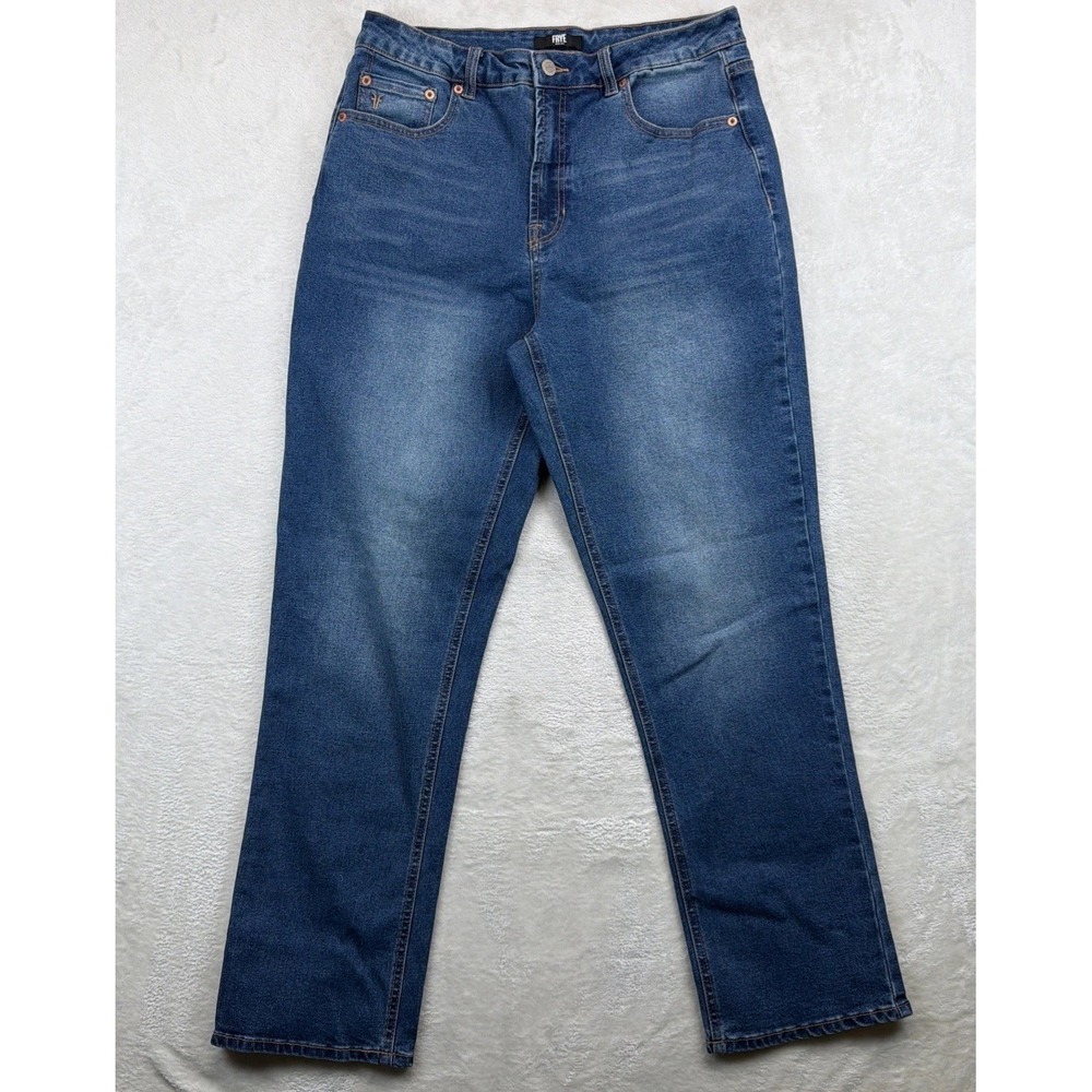 Frye Women's High Rise Bootcut Jeans Size 8/29 Medium Wash Stretch Denim